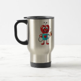 Funny Heart Coffee Mug トラベルマグ