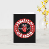 Funny Heart Transplant Survivor Quote Living Heart カード (黄色い花)