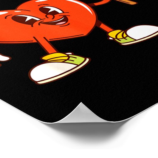 Funny Hearts 67 Valentine Six Seven Meme Gen Alpha ポスター (角)