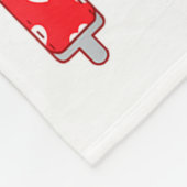 Funny Hearts Bow Tie Suspenders Valentine's Day Co フリースブランケット (角)