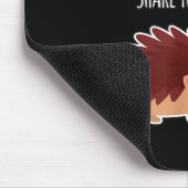 Funny Hedgehogs Why Don't They Just Share The Hedg マウスパッド (コーナー)