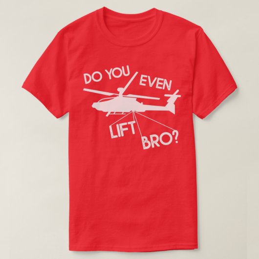 Funny Helicopter Pilot Gift Tシャツ (デザイン正面)