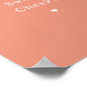 Funny Hello Sweet Cheeks Bathroom Poster ポスター (角)