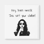 Funny Hey, Train Wreck This Isn't Your Station  マグネット (正面)