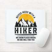 Funny Hiker Gift Hiking Lover Outdoor Quote  マウスパッド (マウス)