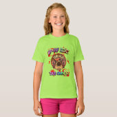FUNNY HIP-HOP DOG Tシャツ (正面フル)