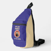 Funny Hip-hop Wombat in the House スリングバッグ (右コーナー)