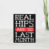 Funny Hip Replacement Bones Surgery Recovery カード (正面)