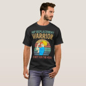 Funny Hip Replacement Warrior New Prosthetic Women Tシャツ (正面フル)