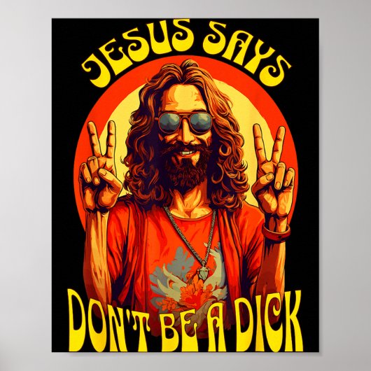 Funny Hipe Jesus Don't Be A  ポスター (正面)
