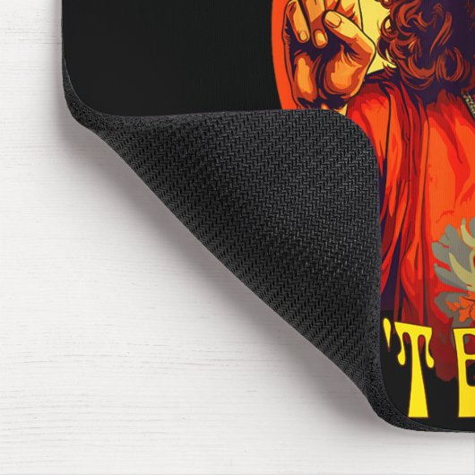 Funny Hipe Jesus Don't Be A  マウスパッド (コーナー)