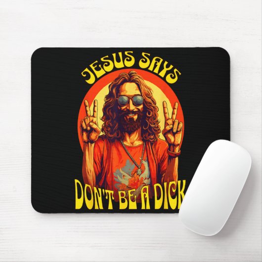 Funny Hipe Jesus Don't Be A  マウスパッド (マウス)