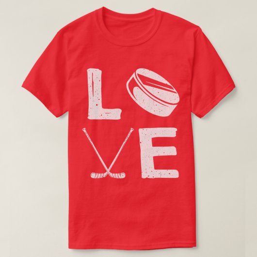 Funny Hockey Design For Kids Men Women Ice Hockey  Tシャツ (デザイン正面)