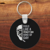 Funny Hockey Player Feels Like A Penalty Box Kind キーホルダー (正面)