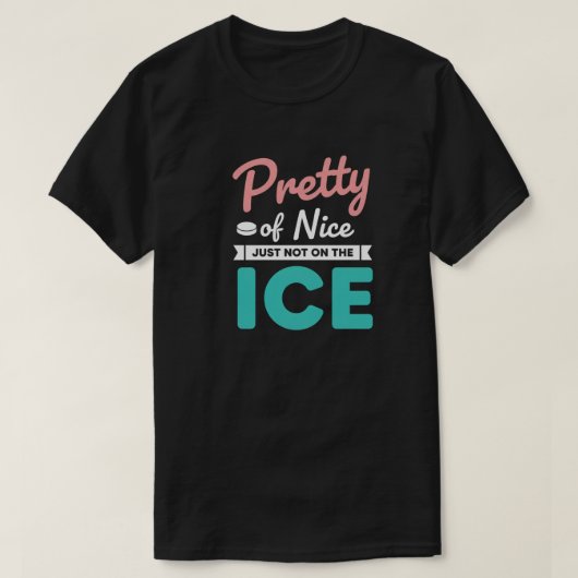 Funny Hockey Quote Tシャツ (デザイン正面)