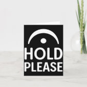 Funny Hold Please Fermata Symbol Music Theory Band カード (正面)