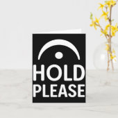 Funny Hold Please Fermata Symbol Music Theory Band カード (黄色い花)