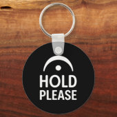 Funny Hold Please Fermata Symbol Music Theory Band キーホルダー (正面)