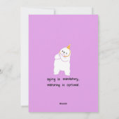 funny holiday card humorous holiday card holiday  シーズンカード (裏面)