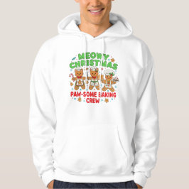 Funny Holiday Cat Cookie Sweatshirt" パーカ