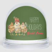 Funny Holiday Chickens Customizable (正面)