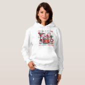 Funny Holiday Hoodie – Snowman Meltdown Gift Idea パーカ (正面フル)