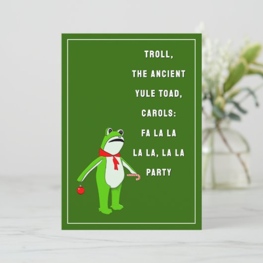 Funny Holiday Party 招待状 (スタンド正面)