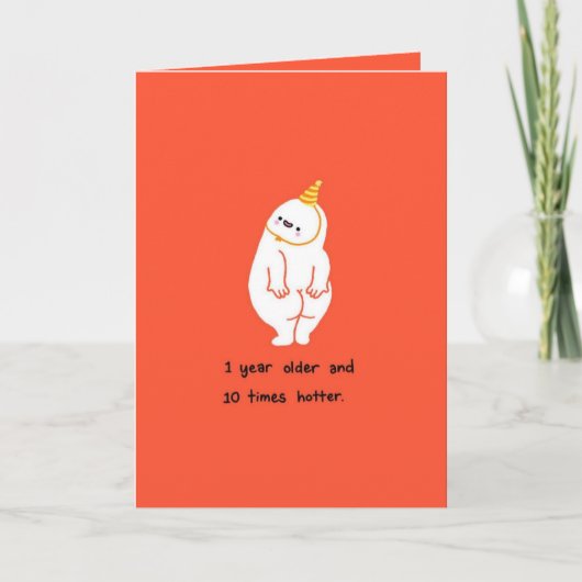 Funny holidays card, funny holiday card humorous  カード (正面)