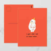 Funny holidays card, funny holiday card humorous  ポストカード (正面/裏面)
