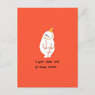 Funny holidays card, funny holiday card humorous  ポストカード