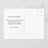 Funny Homeowner New Address Moving Adulting Humor 案内ポストカード (裏面)