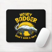 Funny Honey Badger Don't Give A Sh-t Novelty Honey マウスパッド (マウス)