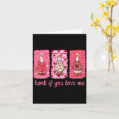 Funny Honk If You Love Me Silly Goose Heart Valent カード (黄色い花)