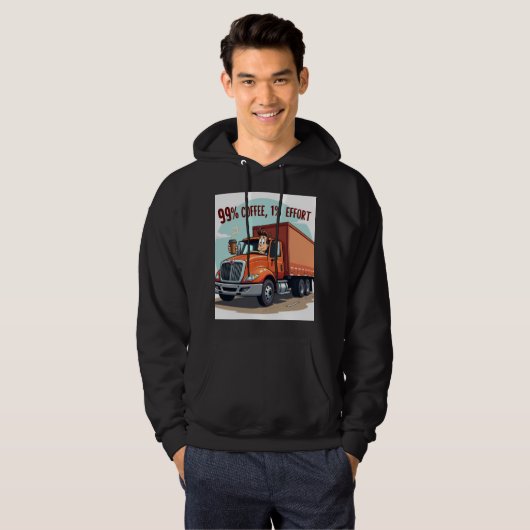 Funny Hoodie For Men パーカ (正面フル)