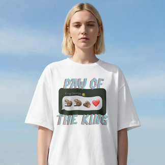 Funny Hoppers Paw of King George Pond Crew Beaver トライブレンドＴシャツ