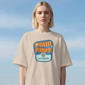 Funny Hoppers Pond Rules Crew Beaverton Crew Big Tシャツ