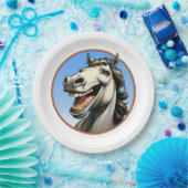 funny horse ペーパープレート (パーティー)