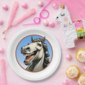 funny horse ペーパープレート (パーティー)