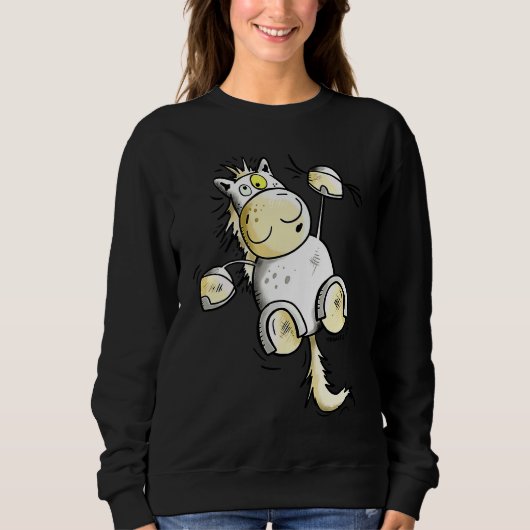 Funny Horse For Horse Friends And Horseback Riders スウェットシャツ (正面)