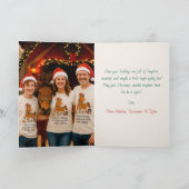 Funny Horse Greeting for Equestrians & Animal Love カード (内部)