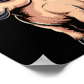 Funny Horse In Retro Style - Farm Humour Ny Funny ポスター (角)