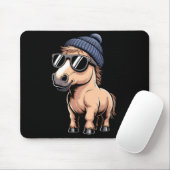 Funny Horse In Retro Style - Farm Humour Ny Funny  マウスパッド (マウス)