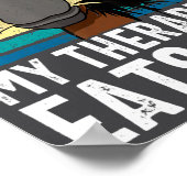 Funny Horse My Therast Eats Hay Tee Hor  ポスター (角)