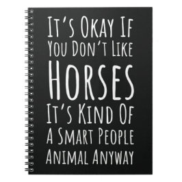 Funny Horse Related Gifts Equestrian Equine Horses ノートブック