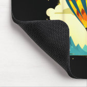 Funny Hot Air Balloon For New Adventures Lovers マウスパッド (コーナー)