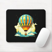 Funny Hot Air Balloon For New Adventures Lovers マウスパッド (マウス)