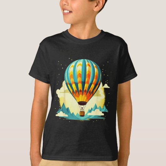 Funny Hot Air Balloon For New Adventures Lovers Tシャツ (正面)