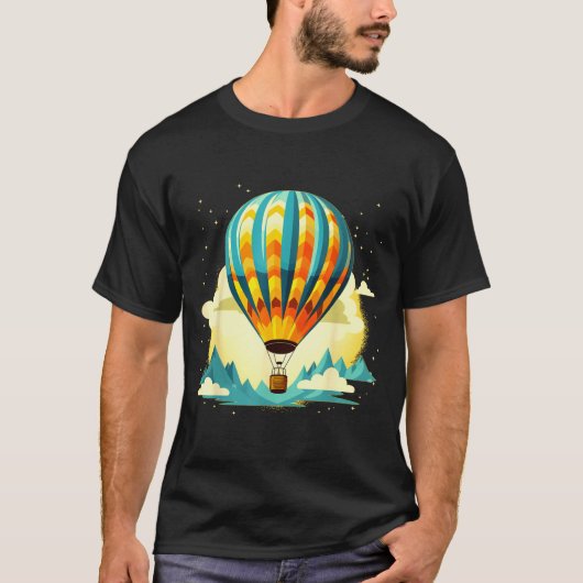 Funny Hot Air Balloon For New Adventures Lovers  Tシャツ (正面)