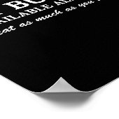 Funny Hot Buffet Available All Day Eat As Much As  ポスター (角)