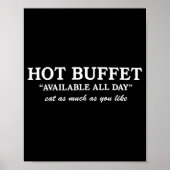 Funny Hot Buffet Available All Day Eat As Much As  ポスター (正面)